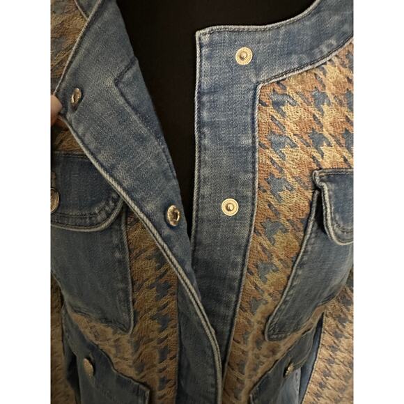 White House Black House Denim & Tweed Jacket - Picture 5 of 8